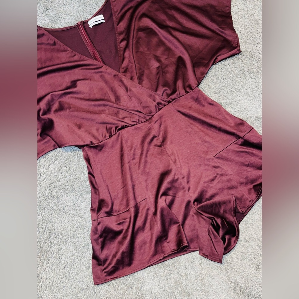 Urban outfitters satin romper